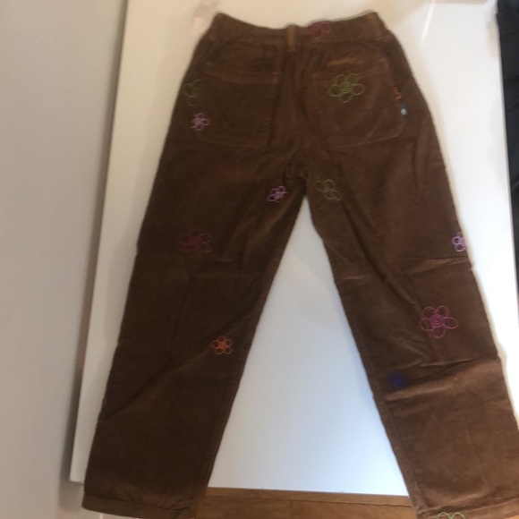 Urban Outfitters flower embroidered corduroy beach pant - Picture 2 of 4